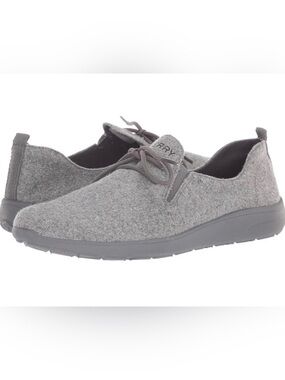 Women’s Sperry Rio Aqua Wool Gray Slip-On Memory Foam Shoes Sneakers Size 11
